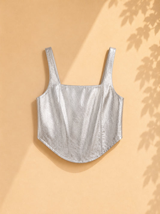 CAMISA MINI Z PLATEADA