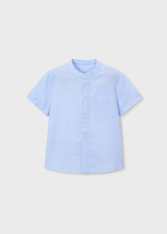 Camisa cuello con lino niño