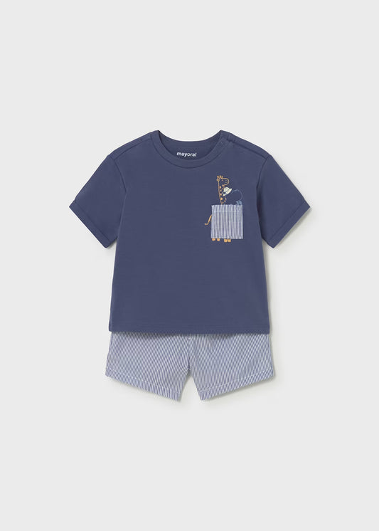 Conjunto bermuda y camiseta