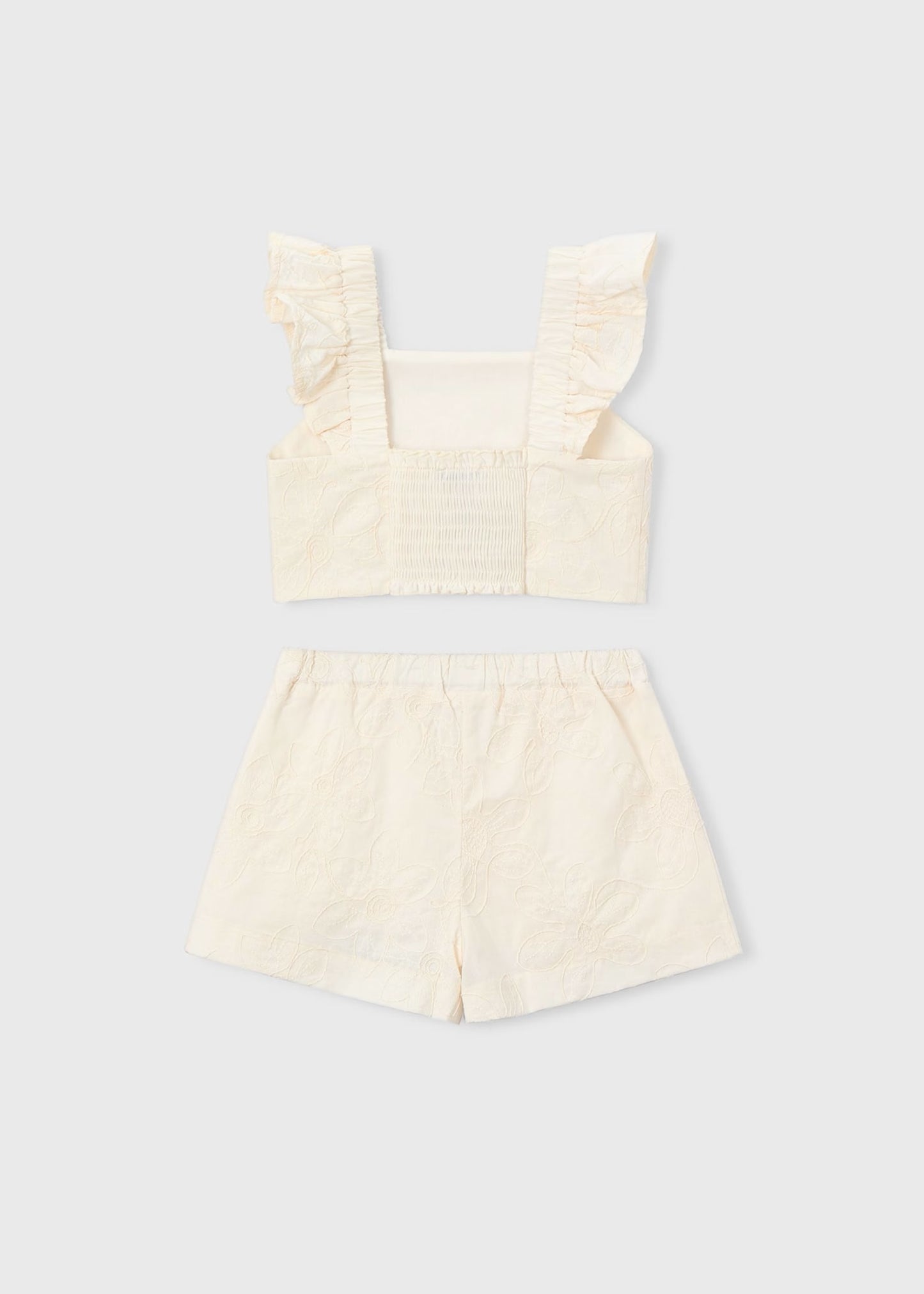 Conjunto bermuda y top niña