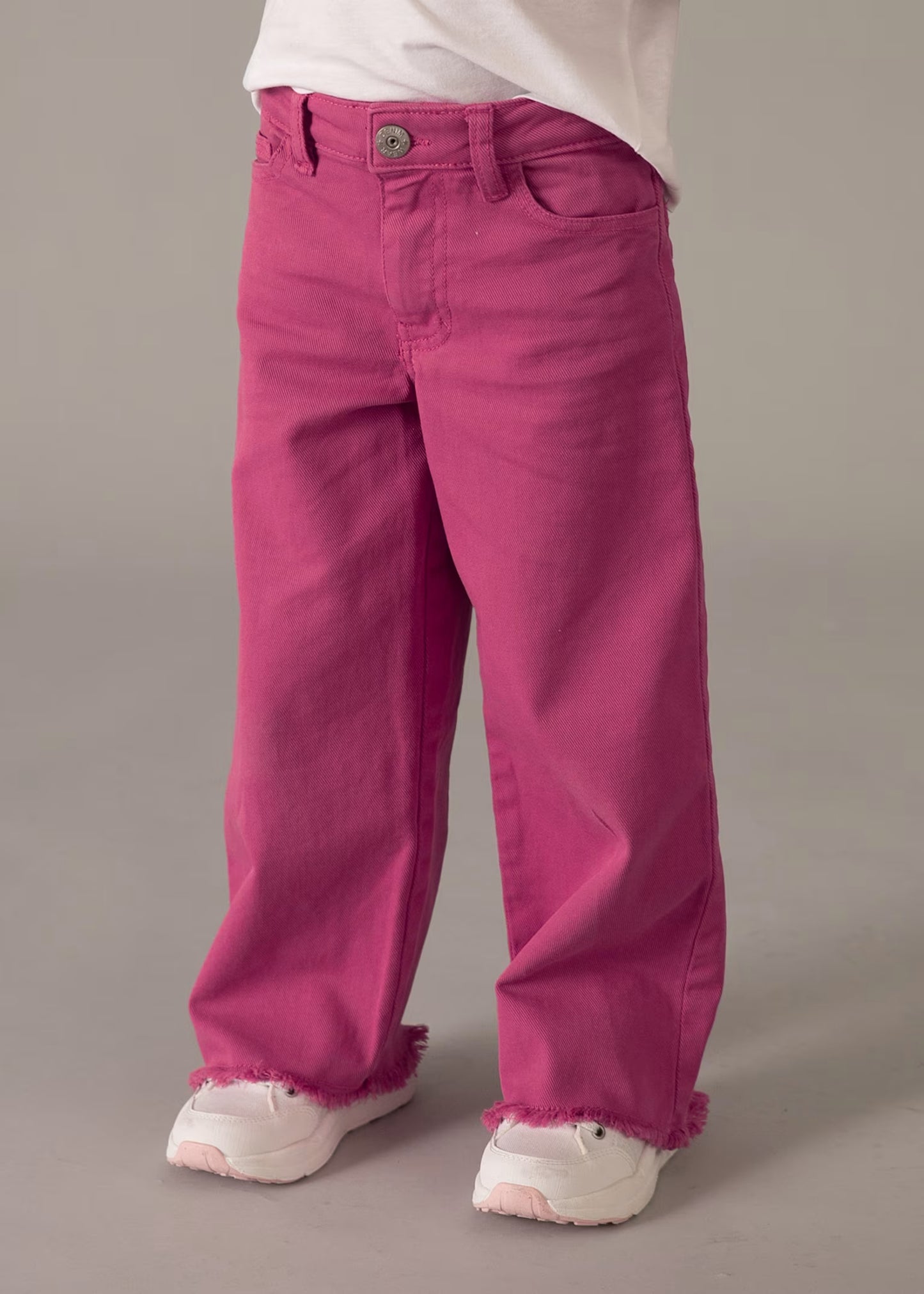 Pantalón sarga wide leg niña